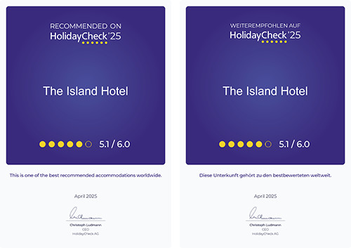 holidaycheck top quality 2025 The Island hotel Crete